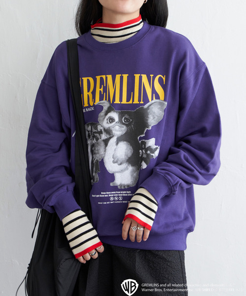 VENCEEXCHANGE（ヴァンスエクスチェンジ）の「GREMLINS グレムリン フォトプリントトレーナー（スウェット・メンズ・ターコイズブルー/ライトグレー/パープル/チャコール・M/L/LL）」の22枚目の写真