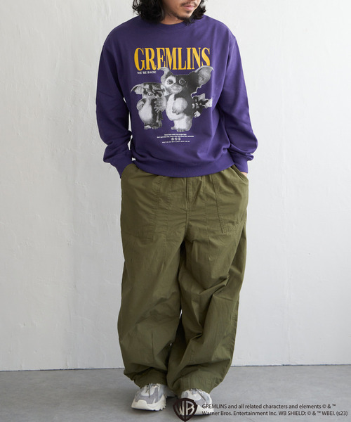 VENCEEXCHANGE（ヴァンスエクスチェンジ）の「GREMLINS グレムリン フォトプリントトレーナー（スウェット・メンズ・ターコイズブルー/ライトグレー/パープル/チャコール・M/L/LL）」の12枚目の写真