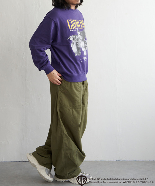 VENCEEXCHANGE（ヴァンスエクスチェンジ）の「GREMLINS グレムリン フォトプリントトレーナー（スウェット・メンズ・ターコイズブルー/ライトグレー/パープル/チャコール・M/L/LL）」の10枚目の写真