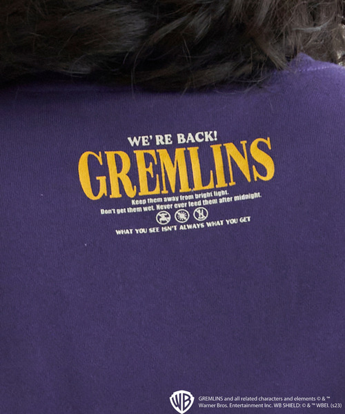 VENCEEXCHANGE（ヴァンスエクスチェンジ）の「GREMLINS グレムリン フォトプリントトレーナー（スウェット・メンズ・ターコイズブルー/ライトグレー/パープル/チャコール・M/L/LL）」の13枚目の写真