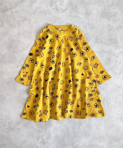 HOGAN RANCH WEAR(ホーガンランチウエア)の「ウラケキャンディペーパーワンピース(90~140cm)(ワンピース・キッズ・マスタード/チャコール/ライトブルー/レッド/ブラウン/グリーン・90/100/110/120/130/140)」の5枚目の写真