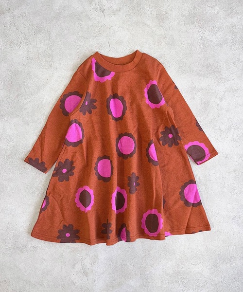 HOGAN RANCH WEAR(ホーガンランチウエア)の「ウラケキャンディペーパーワンピース(90~140cm)(ワンピース・キッズ・マスタード/チャコール/ライトブルー/レッド/ブラウン/グリーン・90/100/110/120/130/140)」の11枚目の写真