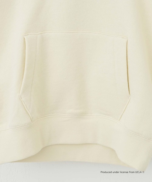 UCLA（ユーシーエルエー）の「【KIDS】【UCLA/ユーシーエルエー】TYPY別注ボックスロゴフーディー/パーカー（パーカー・キッズ・チャコールグレー/オフホワイト・S/L/XXL/XL/M）」の14枚目の写真