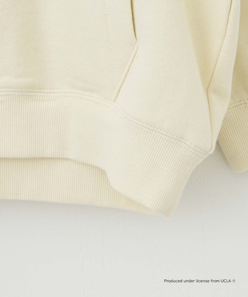 UCLA（ユーシーエルエー）の「【KIDS】【UCLA/ユーシーエルエー】TYPY別注ボックスロゴフーディー/パーカー（パーカー・キッズ・チャコールグレー/オフホワイト・S/L/XXL/XL/M）」の15枚目の写真