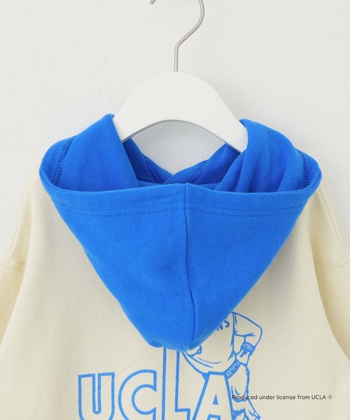 UCLA（ユーシーエルエー）の「【KIDS】【UCLA/ユーシーエルエー】TYPY別注ボックスロゴフーディー/パーカー（パーカー・キッズ・チャコールグレー/オフホワイト・S/L/XXL/XL/M）」の17枚目の写真