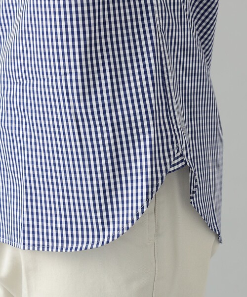 BEAMS F（ビームスエフ）の「BEAMS F / ギンガムチェック ボタンダウンシャツ（シャツ/ブラウス・メンズ・ネイビー・38/40/41/43/42/37/39）」の13枚目の写真