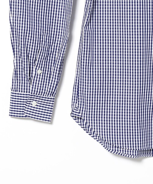 BEAMS F（ビームスエフ）の「BEAMS F / ギンガムチェック ボタンダウンシャツ（シャツ/ブラウス・メンズ・ネイビー・38/40/41/43/42/37/39）」の19枚目の写真