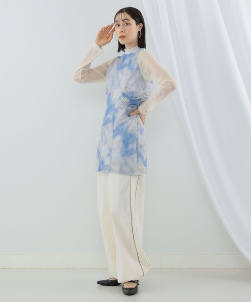 Ray BEAMS（レイビームス）の「Ray BEAMS / パイピング トラック パンツ（その他パンツ・レディース・オフホワイト/ネイビー・0/1）」の12枚目の写真