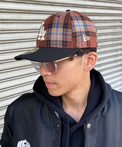 NEW ERA/ニューエラ キャップ LP 59FIFTY MLB Plaid タータンチェック