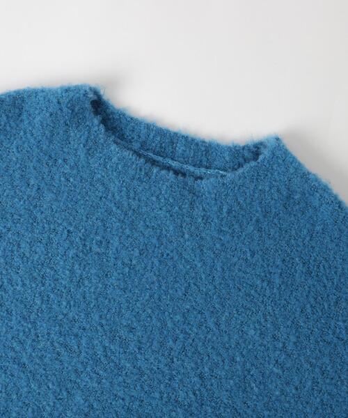 coen(コーエン)の「ボートネックブークレーニット(ニット/セーター・レディース・ベージュ/レッド/オフホワイト/イエロー/ダークグレー/ライトピンク/コバルトブルー・FREE)」の20枚目の写真