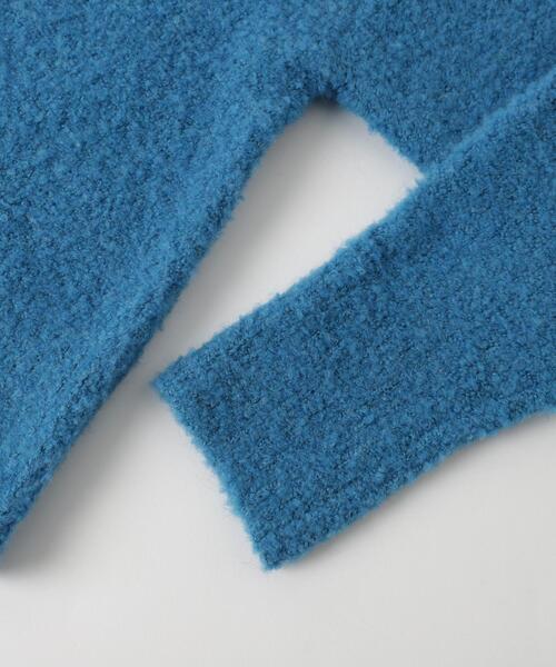 coen(コーエン)の「ボートネックブークレーニット(ニット/セーター・レディース・ベージュ/レッド/オフホワイト/イエロー/ダークグレー/ライトピンク/コバルトブルー・FREE)」の21枚目の写真