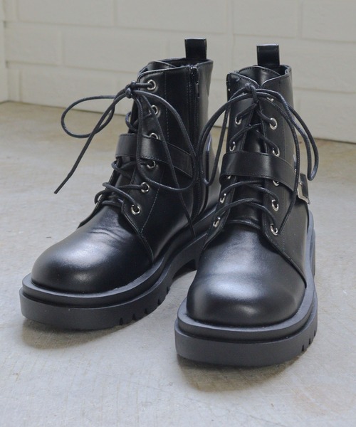 LibertyDoll（リバティードール）の「厚底 軽量 トラックソール ライダース ブーツ (9105)/Liberty doll（ブーツ・メンズ・ブラック・LL/44/42/L/SS/40/M/43/41/S）」の2枚目の写真