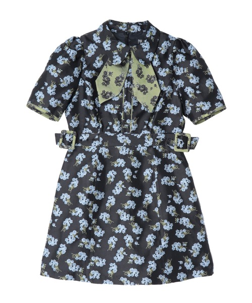 PAMEO POSE（パメオポーズ）の「Cross Tie Mini Dress Black