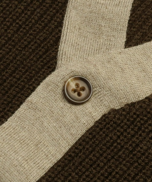 【セール】配色カーディガン（カーディガン/ボレロ）｜Pitta Re:)（ピッタリ）