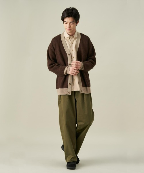 【セール】配色カーディガン（カーディガン/ボレロ）｜Pitta Re:)（ピッタリ）