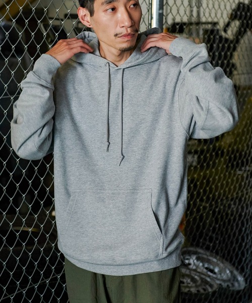 GORDON MILLER(ゴードンミラー)の「GORDON MILLER スポンサープリント12.7oz スウェットパーカ 004(スウェット・メンズ・杢グレー/チャコールグレー/グレー系その他・M/L/XL)」の22枚目の写真