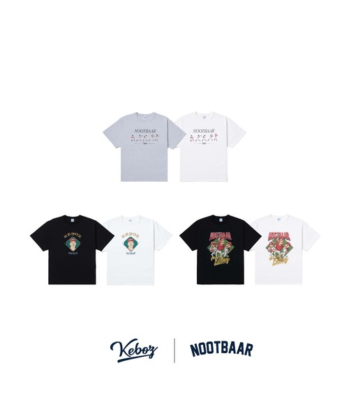KEBOZ（ケボズ）の「NOOTBAAR×KEBOZ 03 S/S TEE（Tシャツ/カットソー・メンズ・ブラック/ホワイト・M/S/XL/L/2XL/XS）」の8枚目の写真