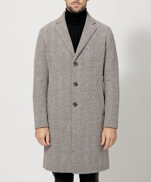 EPOCA UOMO（エポカウォモ）の「ウールチェスターコート（チェスターコート・メンズ・ベージュ系その他5/ネイビー・46/48/44/50）」の7枚目の写真