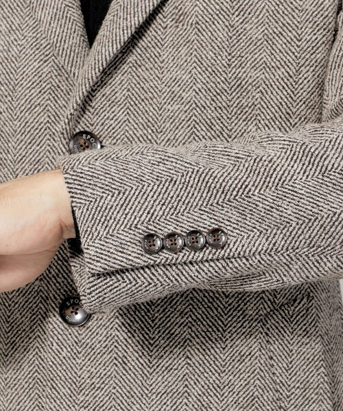 EPOCA UOMO（エポカウォモ）の「ウールチェスターコート（チェスターコート・メンズ・ベージュ系その他5/ネイビー・46/48/44/50）」の11枚目の写真