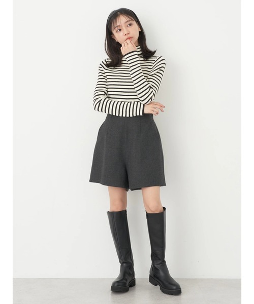 earth music&ecology（アースミュージックアンドエコロジー）の「やわらかタッチリブタートルネックプルオーバー（Tシャツ/カットソー・レディース・ブルー/その他7/ブラック/アイボリー/オレンジ/グリーン系その他3・S/M）」の14枚目の写真