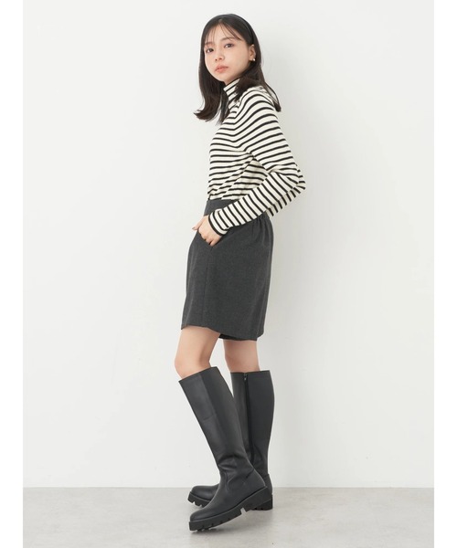 earth music&ecology（アースミュージックアンドエコロジー）の「やわらかタッチリブタートルネックプルオーバー（Tシャツ/カットソー・レディース・ブルー/その他7/ブラック/アイボリー/オレンジ/グリーン系その他3・S/M）」の15枚目の写真