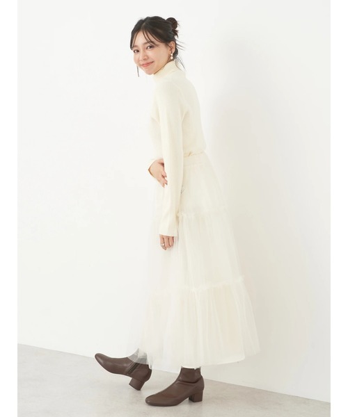 earth music&ecology（アースミュージックアンドエコロジー）の「やわらかタッチリブタートルネックプルオーバー（Tシャツ/カットソー・レディース・ブルー/その他7/ブラック/アイボリー/オレンジ/グリーン系その他3・S/M）」の20枚目の写真