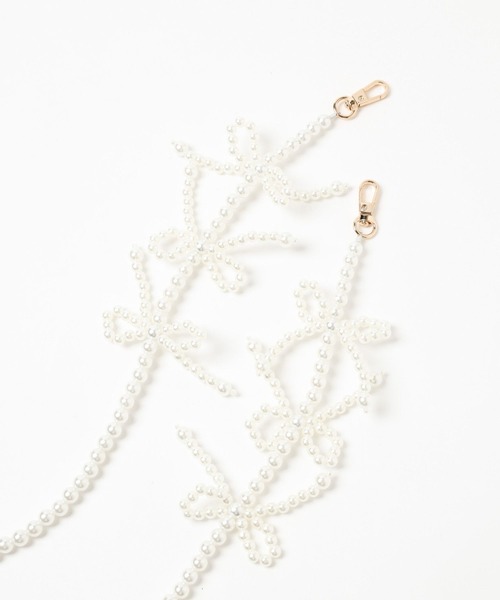 tiny tiny（ティニーティニー）の「リボンモチーフスマホストラップ[tiny tiny(ティニーティニー)]（スマホグッズ・レディース・その他1/ブラック/その他2・0）」の7枚目の写真