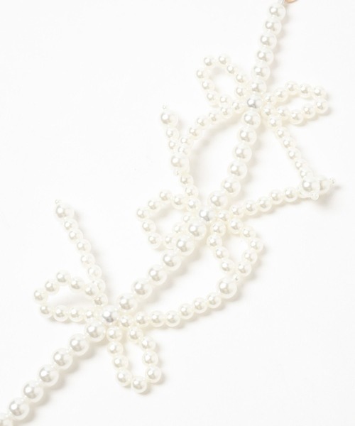 tiny tiny（ティニーティニー）の「リボンモチーフスマホストラップ[tiny tiny(ティニーティニー)]（スマホグッズ・レディース・その他1/ブラック/その他2・0）」の9枚目の写真