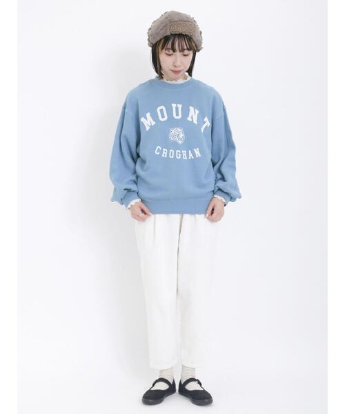 Samansa Mos2（サマンサ モスモス）の「コーデュロイテーパードパンツ（その他パンツ・レディース・ベージュ/ブラウン/ブルー/オフホワイト/ピンク・F）」の20枚目の写真