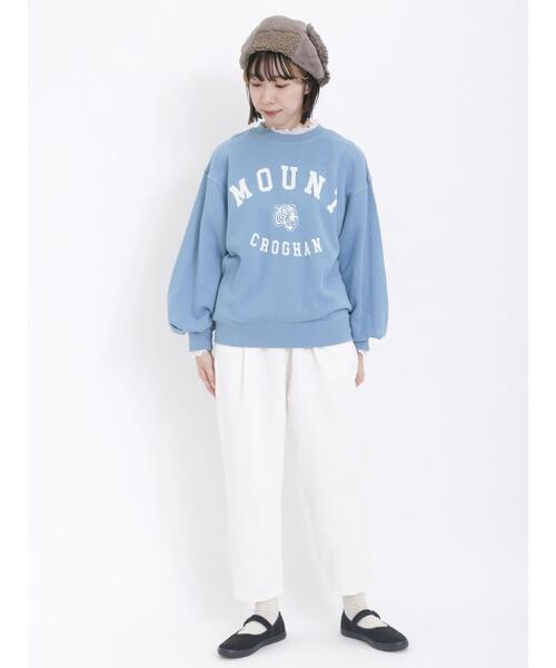 Samansa Mos2（サマンサ モスモス）の「コーデュロイテーパードパンツ（その他パンツ・レディース・ベージュ/ブラウン/ブルー/オフホワイト/ピンク・F）」の21枚目の写真