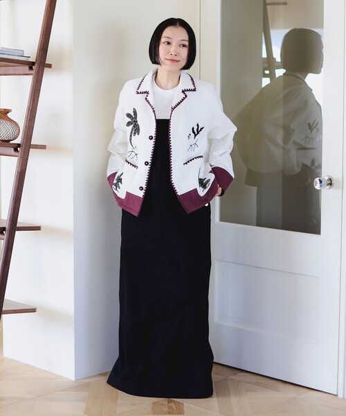 B:MING by BEAMS(ビーミングバイビームス)の「ambiance / メキシカン ジャケット(その他アウター・レディース・ブラック/ホワイト系その他5・MEDIUM)」の4枚目の写真