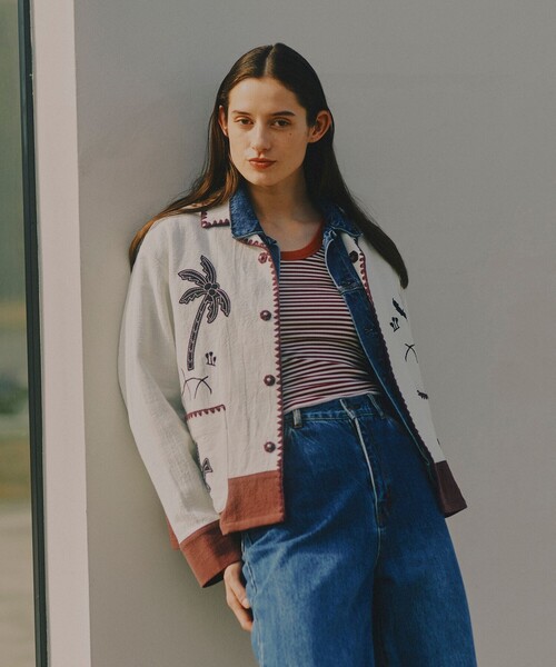 B:MING by BEAMS(ビーミングバイビームス)の「ambiance / メキシカン ジャケット(その他アウター・レディース・ブラック/ホワイト系その他5・MEDIUM)」の7枚目の写真