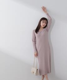 PROPORTION BODY DRESSING | 前後２ＷＡＹミニマルタイトニットワンピース / 1214140107(ワンピース)