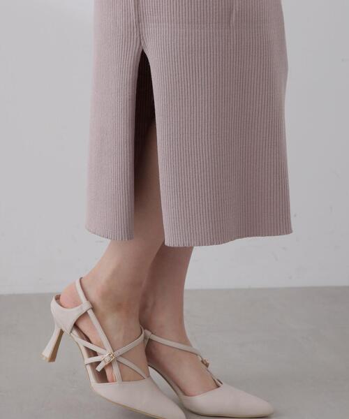 PROPORTION BODY DRESSING（プロポーションボディドレッシング）の「前後２ＷＡＹミニマルタイトニットワンピース / 1214140107（ワンピース・レディース・ブラック/ベージュ/ライトグリーン・MEDIUM）」の14枚目の写真