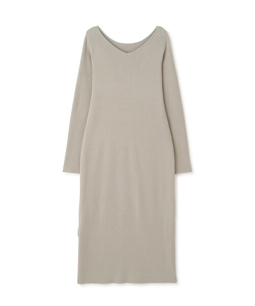 PROPORTION BODY DRESSING（プロポーションボディドレッシング）の「前後２ＷＡＹミニマルタイトニットワンピース / 1214140107（ワンピース・レディース・ブラック/ベージュ/ライトグリーン・MEDIUM）」の19枚目の写真