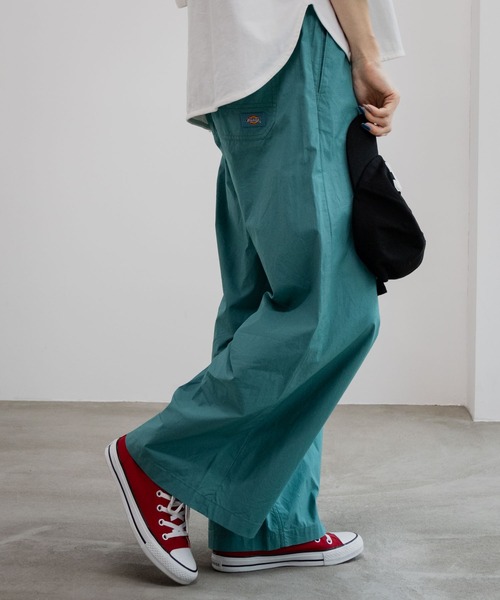 DICKIES / ボトム/32/コットン/NVY/ Dickies ディッキーズ コットンダンプワイドパンツ（その他パンツ