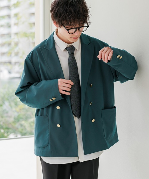 RAGEBLUE（レイジブルー）の「オーバーサイズ/紺ブレザー（テーラード