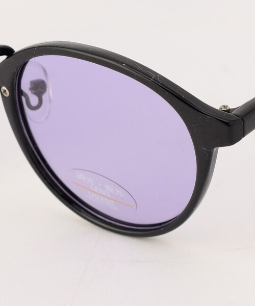 Purple&Yellow(パープルアンドイエロー)の「調光レンズ コンビボストン型 サングラス(サングラス・メンズ・ライトグリーン/ブルー/パープル/ライトグレー・FREE)」の17枚目の写真