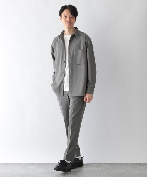 GLOBAL WORK(グローバルワーク)の「アーバンシャツ/975737(シャツ/ブラウス・メンズ・チャコールグレー/グレー系その他6/ブラック/グレー系その他/ダークブルー・LARGE/X-LARGE/SMALL/MEDIUM)」の16枚目の写真