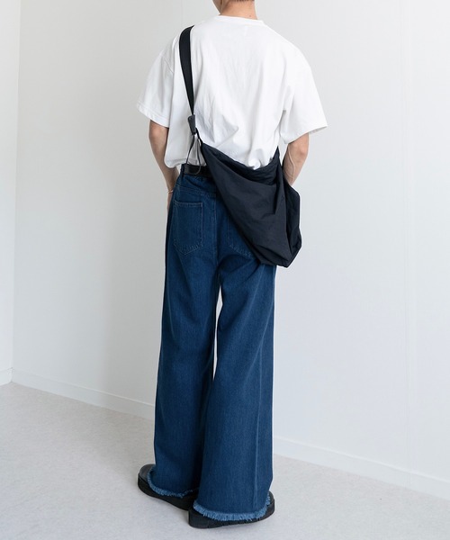 EDDEN ELLEN（エデンエレン）の「【EDDEN ELLEN】セミワイド美シルエットフリンジデニム（デニムパンツ・メンズ・インディゴブルー/ブラック・X-SMALL/SMALL/MEDIUM/LARGE）」の13枚目の写真