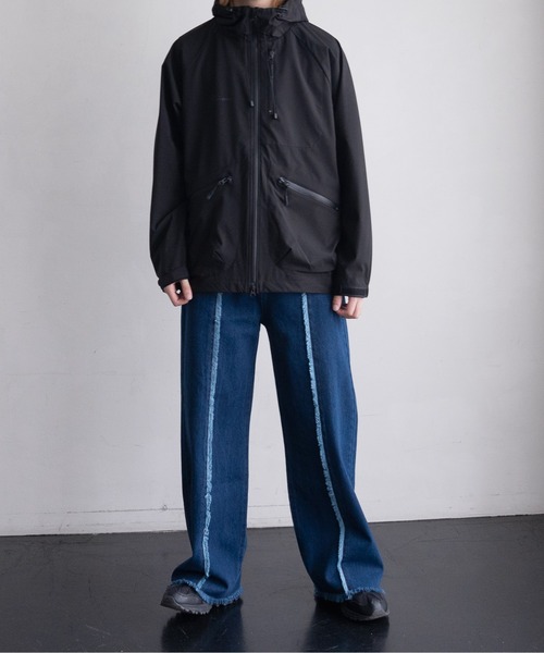 EDDEN ELLEN（エデンエレン）の「【EDDEN ELLEN】セミワイド美シルエットフリンジデニム（デニムパンツ・メンズ・インディゴブルー/ブラック・X-SMALL/SMALL/MEDIUM/LARGE）」の19枚目の写真