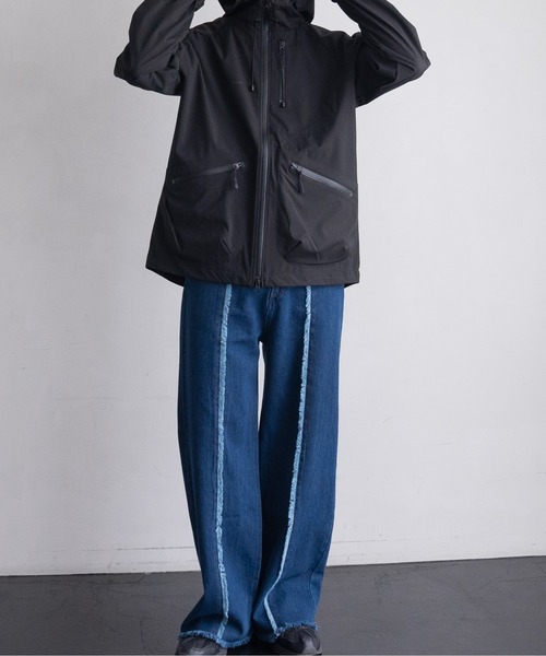 EDDEN ELLEN（エデンエレン）の「【EDDEN ELLEN】セミワイド美シルエットフリンジデニム（デニムパンツ・メンズ・インディゴブルー/ブラック・X-SMALL/SMALL/MEDIUM/LARGE）」の20枚目の写真