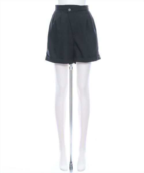 clear(クリア)の「ウエストデザイン裾折り返しタックショートパンツ(その他パンツ・レディース・ブラック/グレー・S/M)」の17枚目の写真