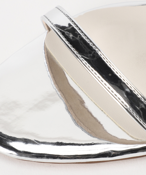 LE TALON（ルタロン）の「5cmホソストラップサンダル（サンダル・レディース・シルバー/ブラック・21.5/22cm/23cm/23.5cm/24cm/24.5cm/25cm/25.5cm/22.5cm）」の11枚目の写真