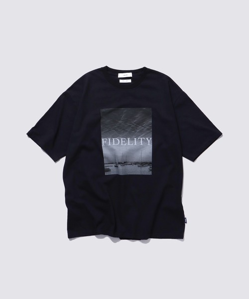 FIDELITY(フィデリティ)の「HARBOR PHOTO S/S TEE / 半袖フォトプリントTシャツ(Tシャツ/カットソー・メンズ・オフホワイト/ブラック/ミント・LARGE/MEDIUM/X-LARGE)」の2枚目の写真
