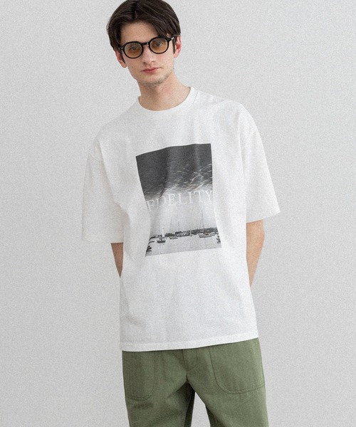FIDELITY(フィデリティ)の「HARBOR PHOTO S/S TEE / 半袖フォトプリントTシャツ(Tシャツ/カットソー・メンズ・オフホワイト/ブラック/ミント・LARGE/MEDIUM/X-LARGE)」の15枚目の写真