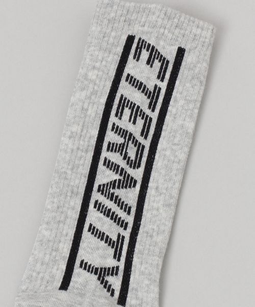 JEANASIS(ジーナシス)の「ラインロゴソックス/104193(ソックス/靴下・レディース・ホワイト系その他/グレー/グリーン系その他・FREE)」の4枚目の写真
