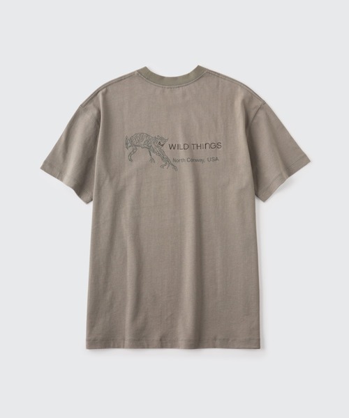 WILD THINGS（ワイルドシングス）の「【WILDTHINGS/ワイルドシングス】 ワイルドキャット | WILD CAT（Tシャツ/カットソー・メンズ・カーキ/ブラック/ホワイト/ネイビー・XS/S/M/L/XL）」の7枚目の写真