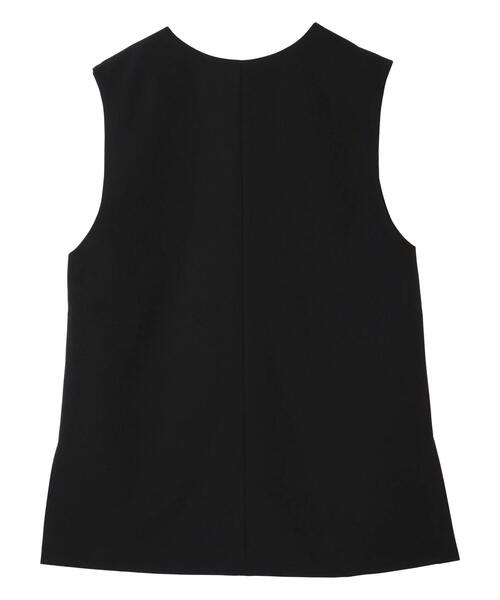 Green　Parks（グリーンパークス）の「きれいシルエットジレ（ベスト・レディース・アイボリー/ブラック・FREE）」の18枚目の写真