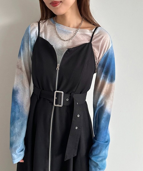 apres jour mignon(アプレジュールミニョン)の「オリジナルパターンシアートップス【ZOZOTOWN限定アイテム】(Tシャツ/カットソー・レディース・ブルー系その他/ブラウン系その他/ブラック系その他・フリー/X-LARGE)」の18枚目の写真